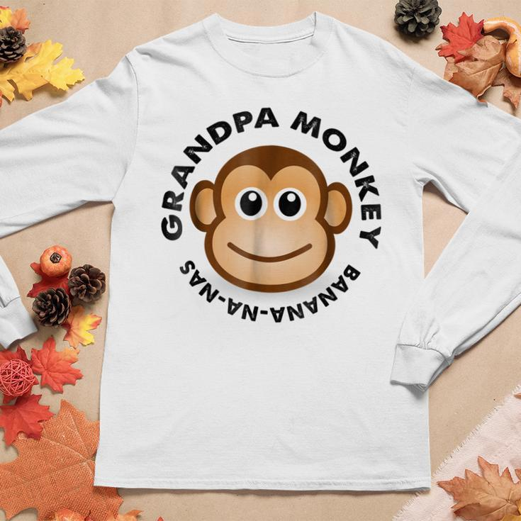 MonkeyGrandpa Monkey Banana Matching Family Women Long Sleeve T-shirt Unique Gifts