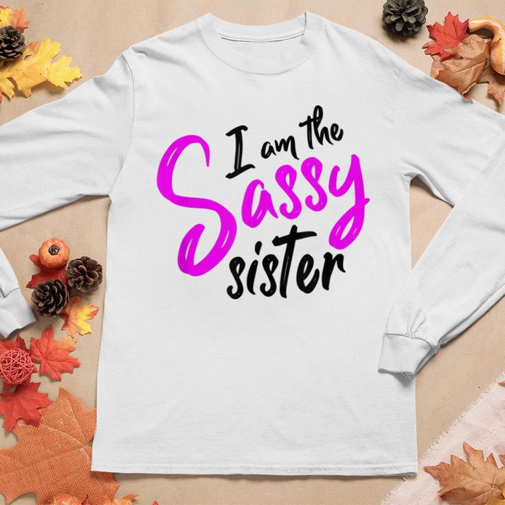 Sassy SisterIdea For Women Women Long Sleeve T-shirt Unique Gifts