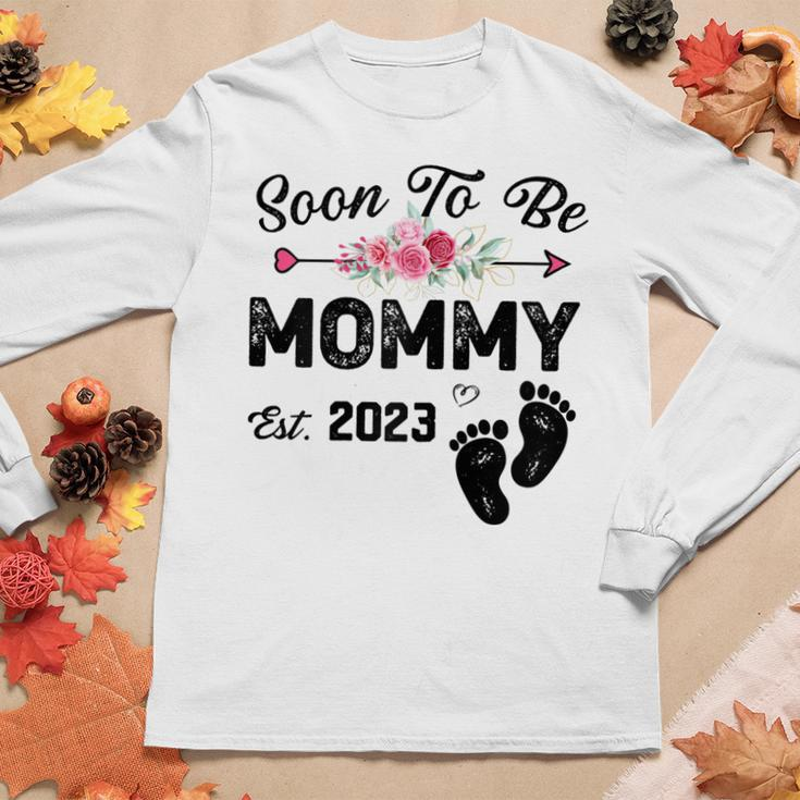 Soon To Be Mommy 2023 First Time Mom Pregnancy Women Long Sleeve T-shirt Unique Gifts