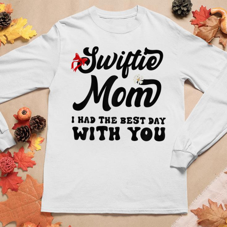 Womens Swiftie Mom I Had The Best Day With You Women Long Sleeve T-shirt Unique Gifts