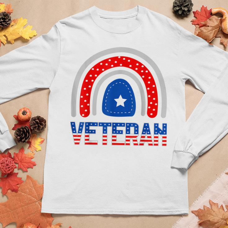Veterans Day Veteran Appreciation Respect Honor Mom Dad Vets V2 Women Graphic Long Sleeve T-shirt Funny Gifts