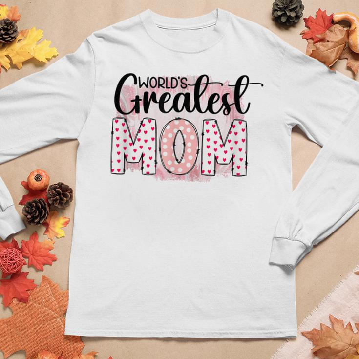 Worlds Greatest Mom Women Long Sleeve T-shirt Unique Gifts