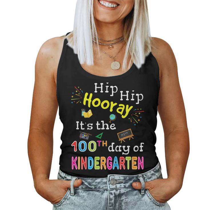 100 Days Of School Shirt For Kids Boys Kindergarten Teacher Women Tank Top