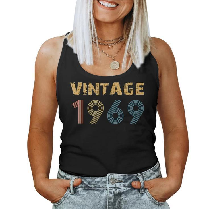1969 Vintage 50Th Birthday T Shirt Women Tank Top