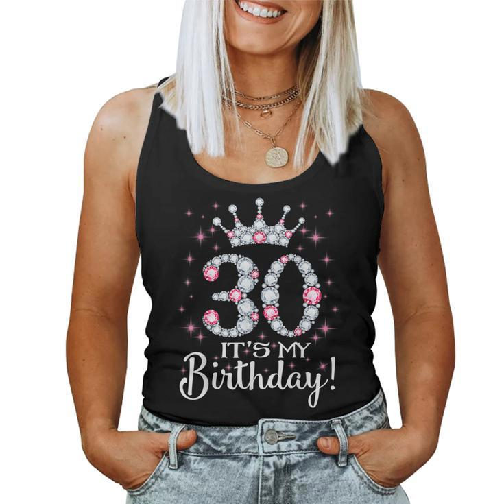 30 Its My Birthday 1989 30Th Birthday For Womens Women Tank Top