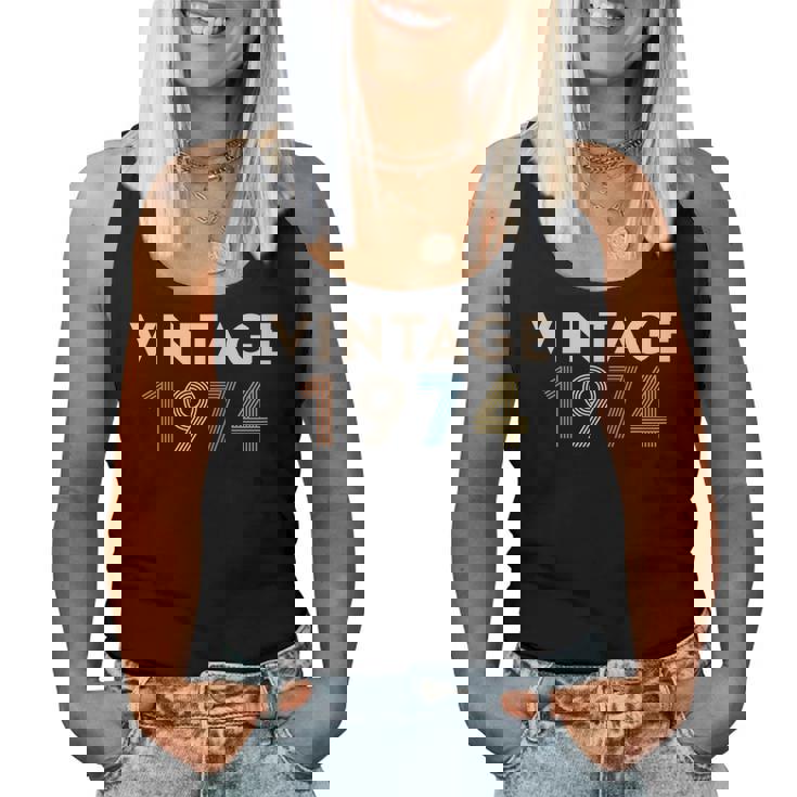 45Th Birthday - Vintage 1974 Classic Women Men Women Tank Top