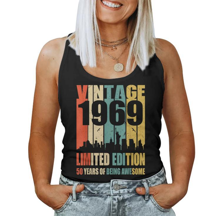 50Th Birthday Idea Vintage 1969 T Shirt For Men Women Women Tank Top