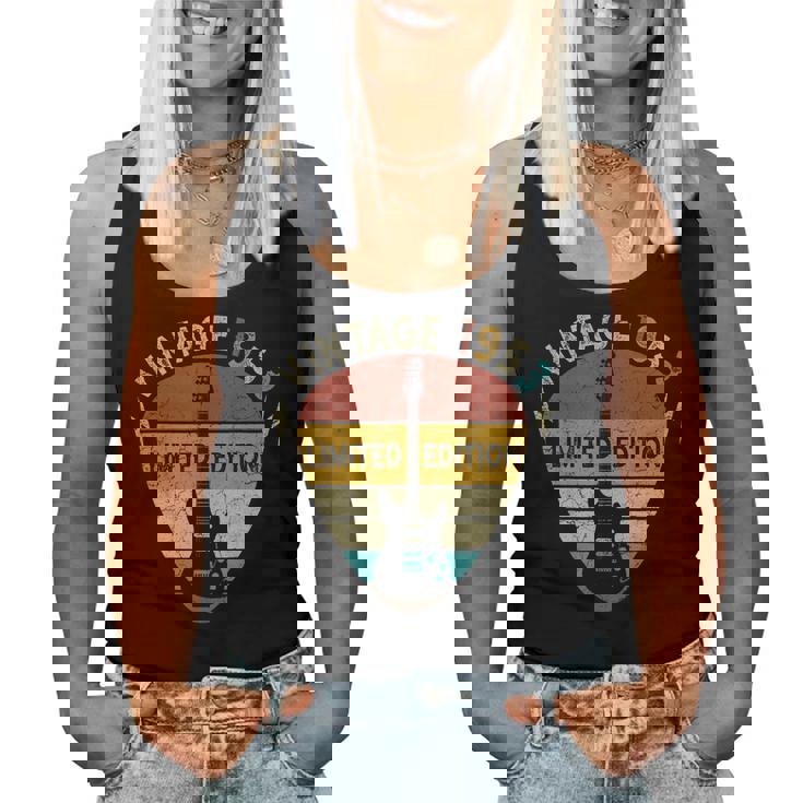 70 Years Old Vintage 1953 Guitar Lover 70Th Birthday Women Tank Top