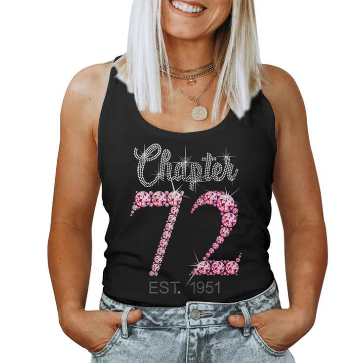 Womens 72 Years Old Vintage 1951 Limited Edition 72Nd Birthday Women Tank Top