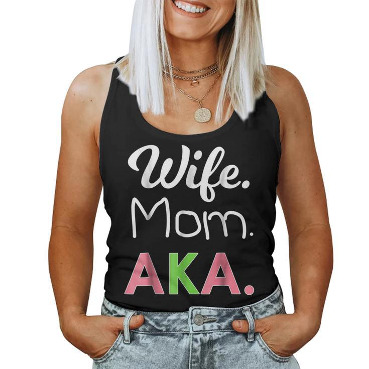 Aka Mom Alpha Sorority For Proud Mother Wife Women Tank Top
