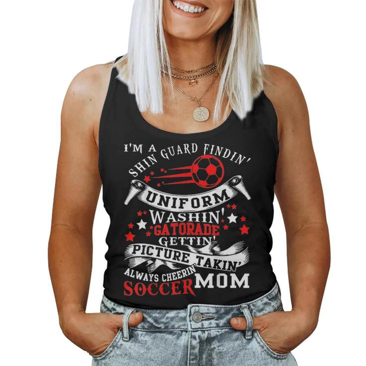 Always Cheering Soccer Mom  V2 Women Tank Top Basic Casual Daily Weekend Graphic