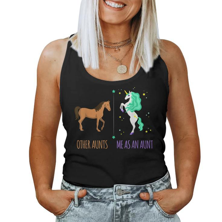 Me As Aunt Other Aunts Horse Unicorn Lover Cute Women Tank Top