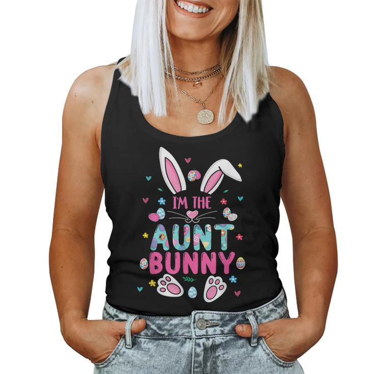 Im The Aunt Bunny Happy Easter Cute Aunt Bunny Lover Women Tank Top