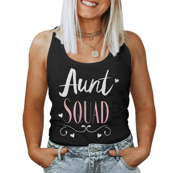 Aunt Squad Family Auntie Woman Women Tank Top