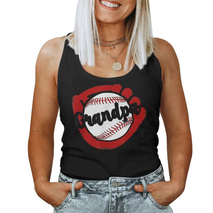Baseball GrandpaFor Baseball Softball Mom Women Tank Top