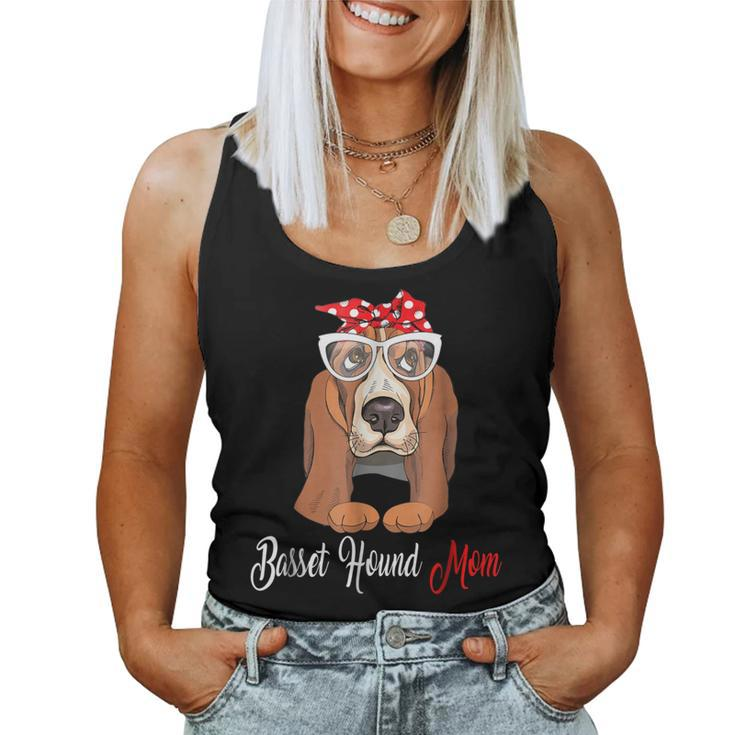 Basset Hound Mom Tshirt Birthday Outfit Women Tank Top