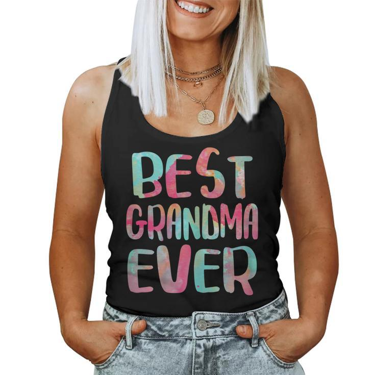 Womens Best Grandma Ever Shirt Women Tank Top
