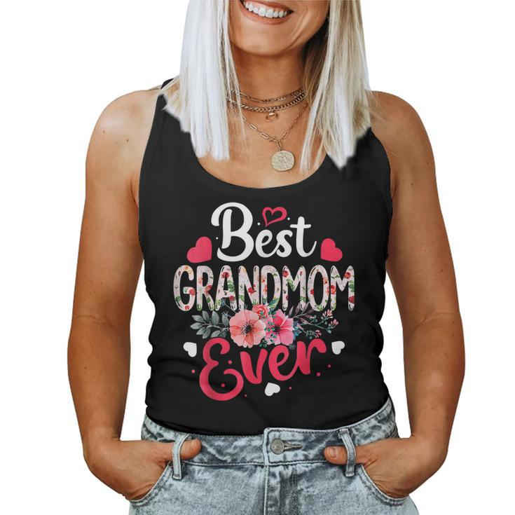 Best Grandmom Ever Flower Clothing Women Tank Top