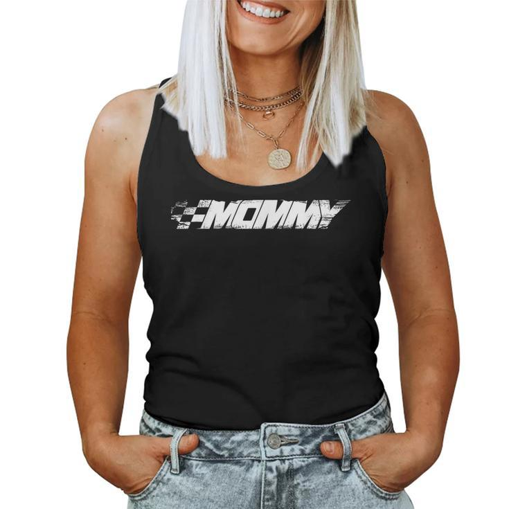 Birthday Party Racing Family Pit Crew Race Mommy Women Tank Top