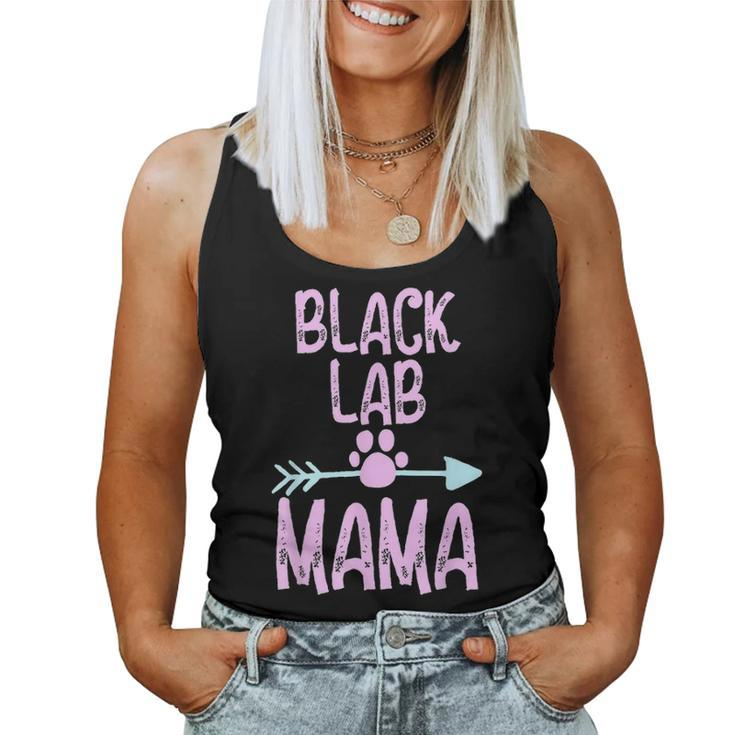 Black Lab Mama Funny Labrador Dog Lovers Mom Women Gift Women Tank Top Basic Casual Daily Weekend Graphic