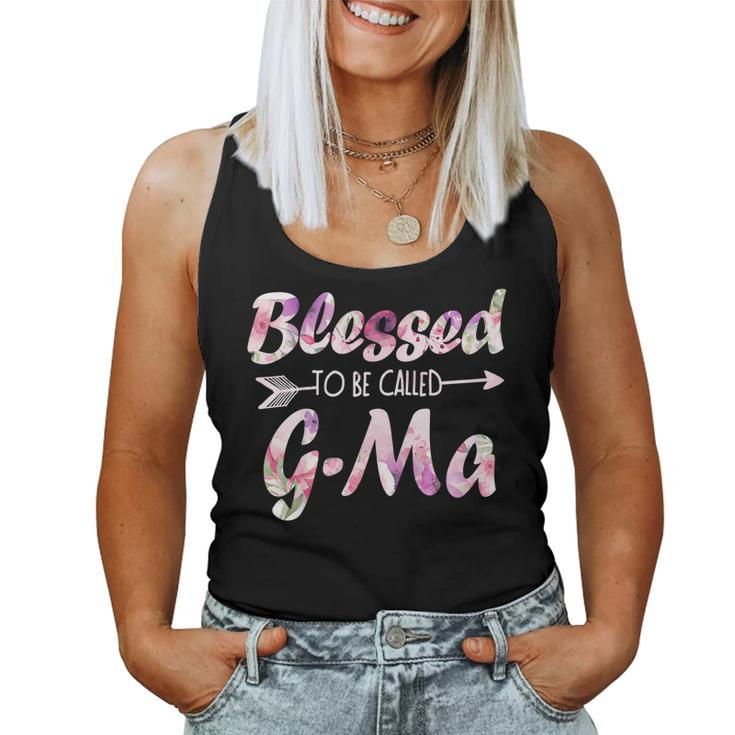 Blessed To Be Called G-Ma Flower Women Tank Top
