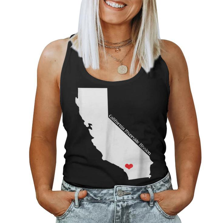 California Riverside Mission Sister Missionary Women Tank Top