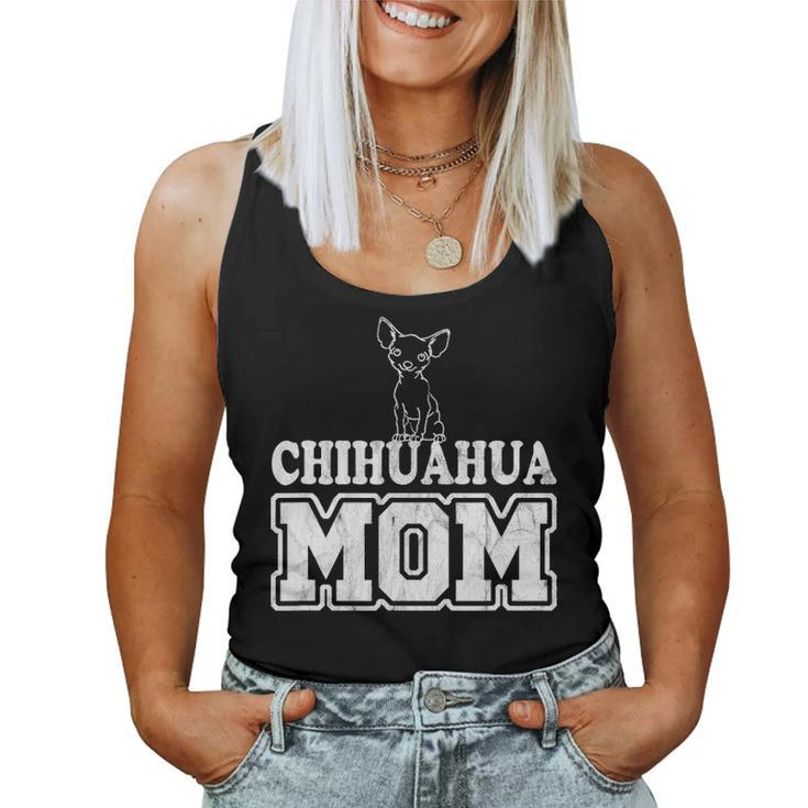 Chihuahua Mom Smallest Dog Chiwawa Dog Puppy Pals Women Tank Top Basic Casual Daily Weekend Graphic