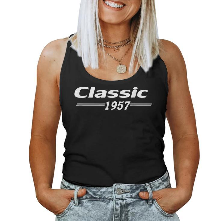 Classic 1957 Vintage 60Th Birthday Women & Men T-Shirts Women Tank Top