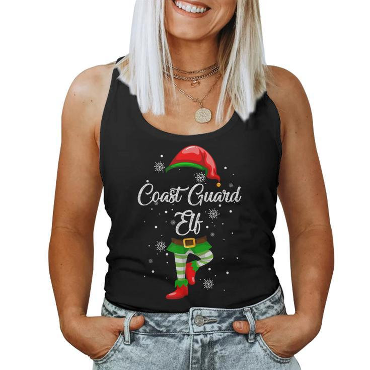 Coast Guard Elf Costume Funny Christmas Gift Team Group  Women Tank Top Basic Casual Daily Weekend Graphic