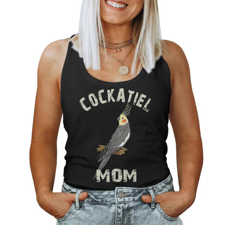Cockatiel Mom Gift Cockatiel Parrot Bird Owner Gifts V2 Women Tank Top Basic Casual Daily Weekend Graphic