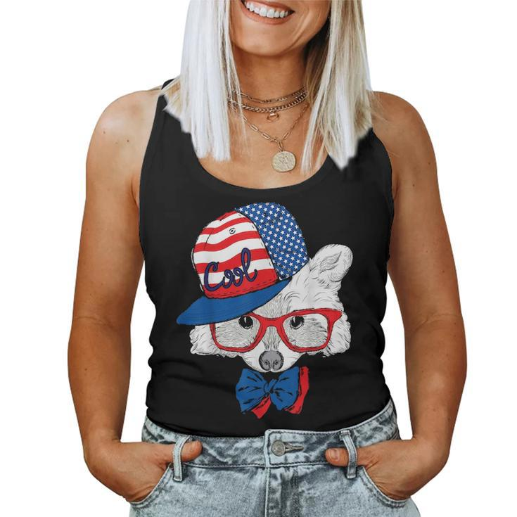 Cool Fox Wearing A Hat Dog Mom Womens Or Mens Novelty Funny Women Tank Top Basic Casual Daily Weekend Graphic