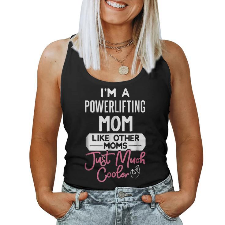 Cool Mothers Day  Powerlifting Mom Women Tank Top Basic Casual Daily Weekend Graphic