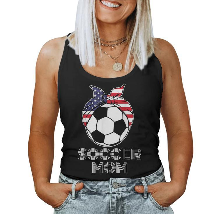 Cool Soccer Mom Jersey For Parents Of Womens Soccer Players Women Tank Top Basic Casual Daily Weekend Graphic