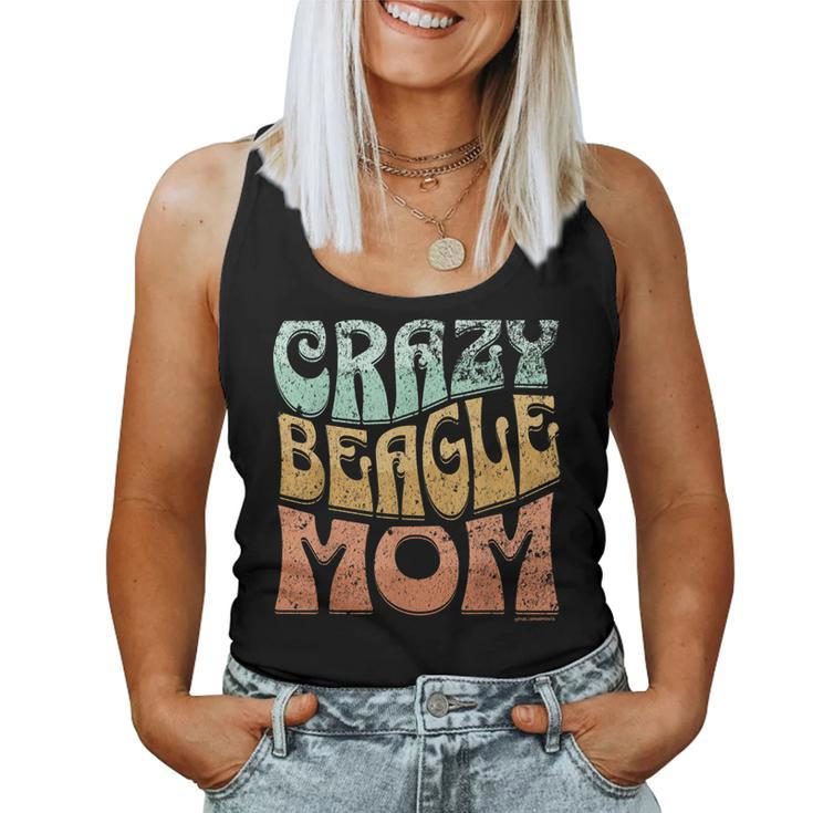 Crazy Beagle Mom Retro Vintage Top For Beagle Lovers Women Tank Top