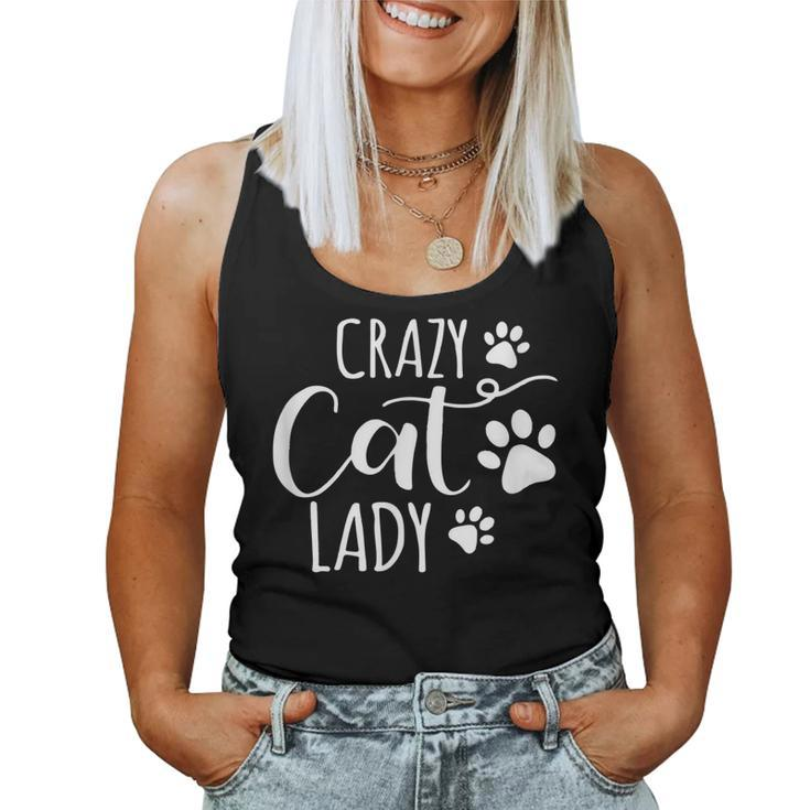 Crazy Cat Lady Cat Meow For Men Women Love Cat Women Tank Top