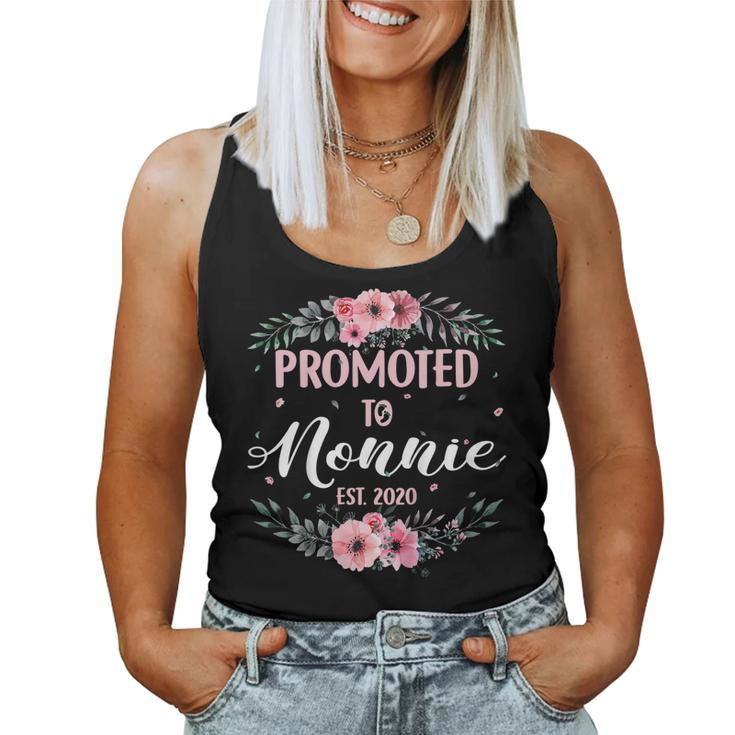 Cute Promoted To Nonnie Est2020 Mother Day New Grandma Women Tank Top