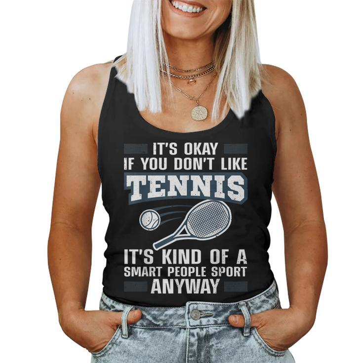 Cute Tennis For Men Women Tennis Players Coach Sports Humor Women Tank Top