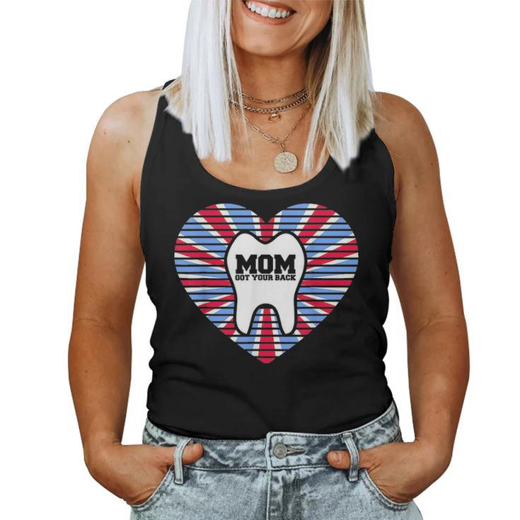 Delightful Mom Of Dentistry Quotes Artwork Women Tank Top Basic Casual Daily Weekend Graphic