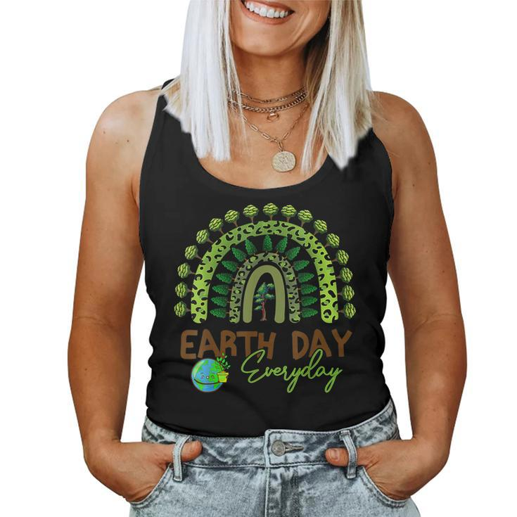 Earth Day Teacher Earth Day Everyday Rainbow For Kids Women Tank Top