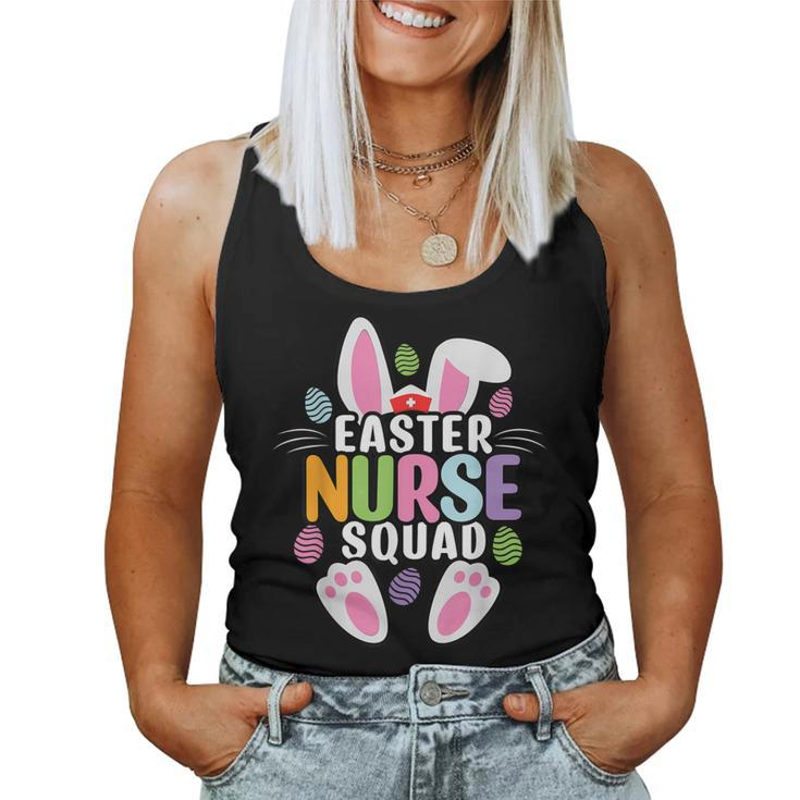 Easter Nurse Squad Crew Group Team Bunny Eggs Matching Women Tank Top