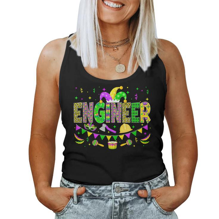Engineer Lover Funny Mardi Gras Carnival Party Women Men  Women Tank Top Basic Casual Daily Weekend Graphic
