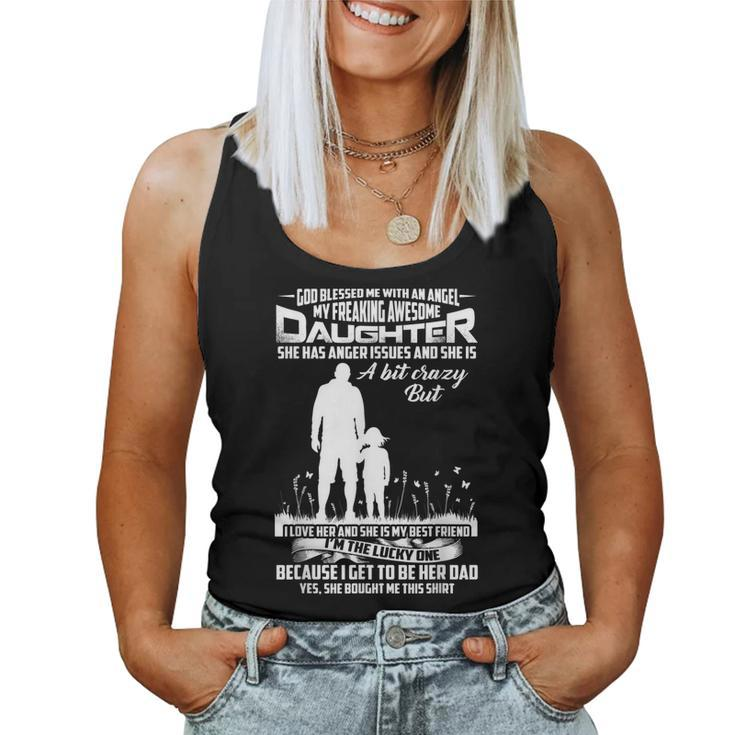 Family My Daughter Is The Best Friend Of Father Women Tank Top