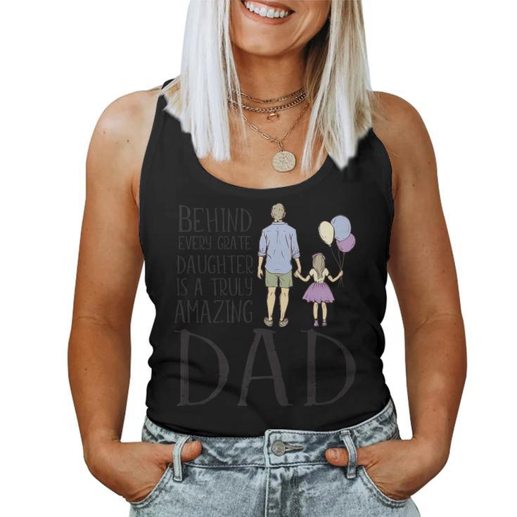 Fathers Day  Gifts From Daughters Funny Daddy Quotes   Women Tank Top Basic Casual Daily Weekend Graphic