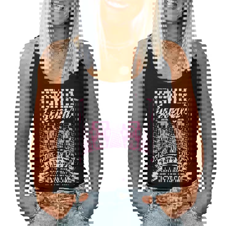 Womens Female Surveyor Land Surveyors And Engineers Women Tank Top