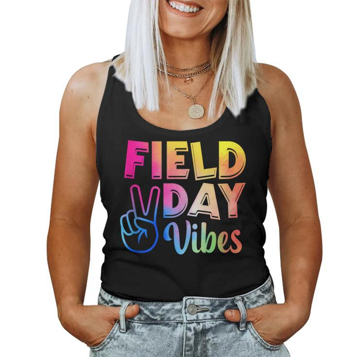 Field Day Vibes Funny  For Teacher Kids Field Day 2023  Women Tank Top Basic Casual Daily Weekend Graphic