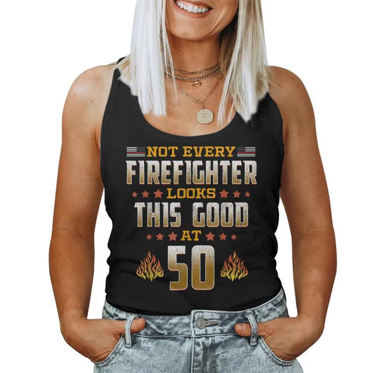 Firefighter 50Th Birthday Women Tank Top
