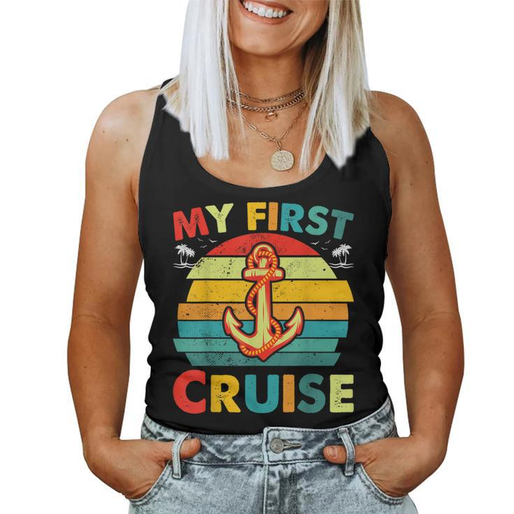 My First Cruise Men Women Girls And Boys Cruise Trip Women Tank Top