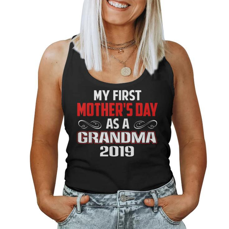 My First As A Grandma New Grandma Women Tank Top