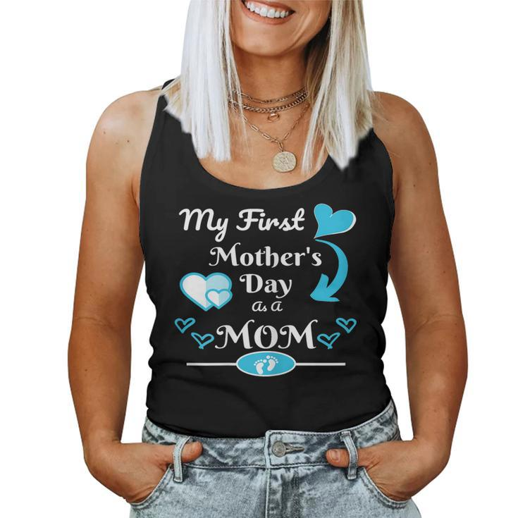Womens My First As Mom 2019 New Mom Women Tank Top