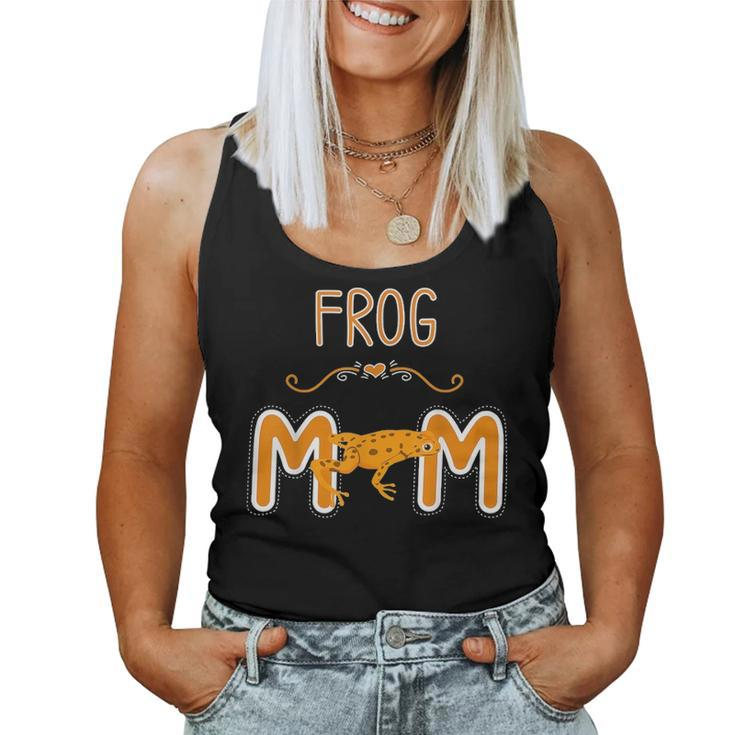Frog Mom Outfit Costume Mommy Mothers Day Gift Toad Frog Women Tank Top Basic Casual Daily Weekend Graphic